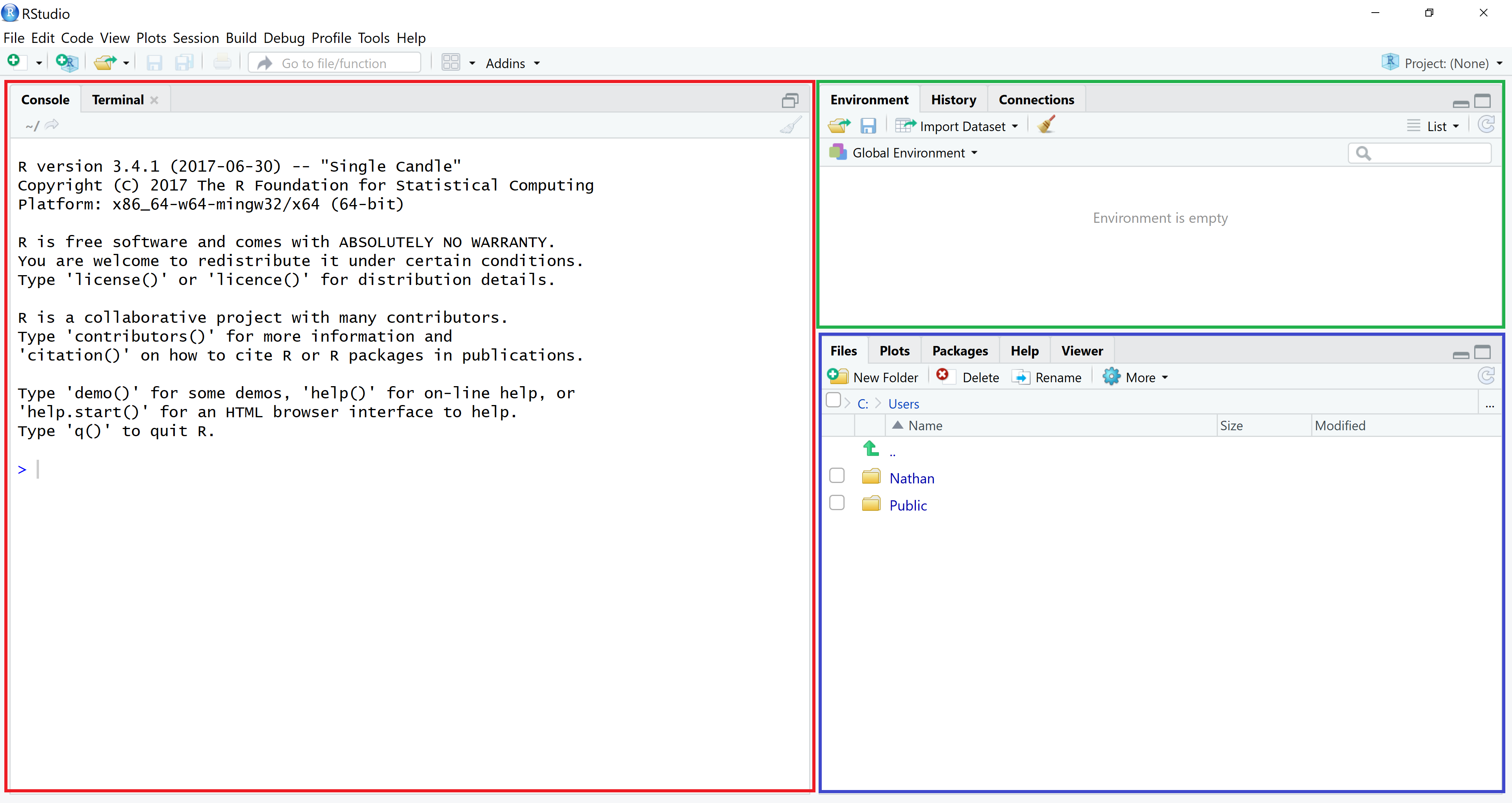 RStudio window