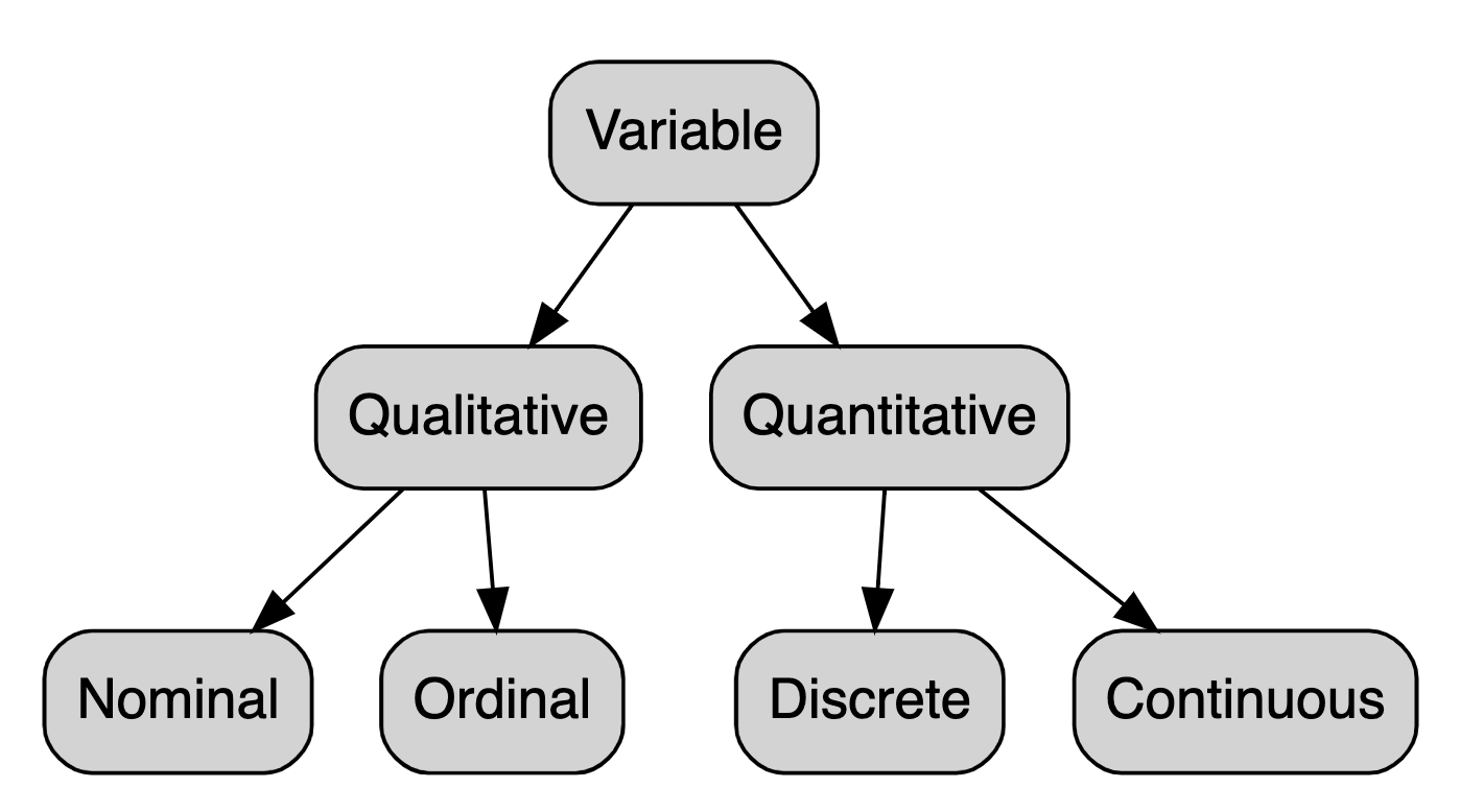 research type of variable